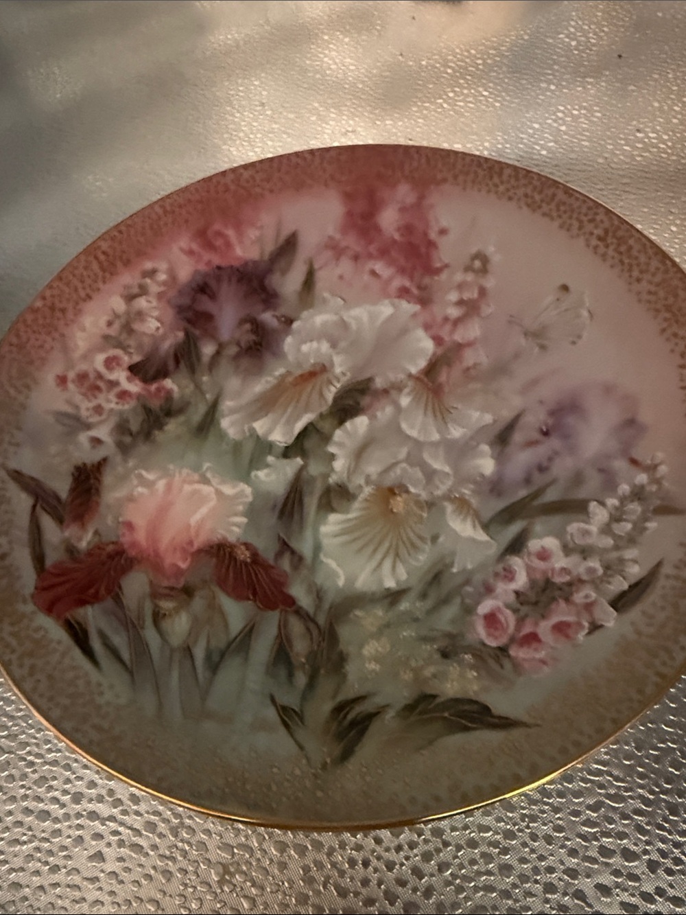 Vintage Collectors Plate “Iris Quartet”
